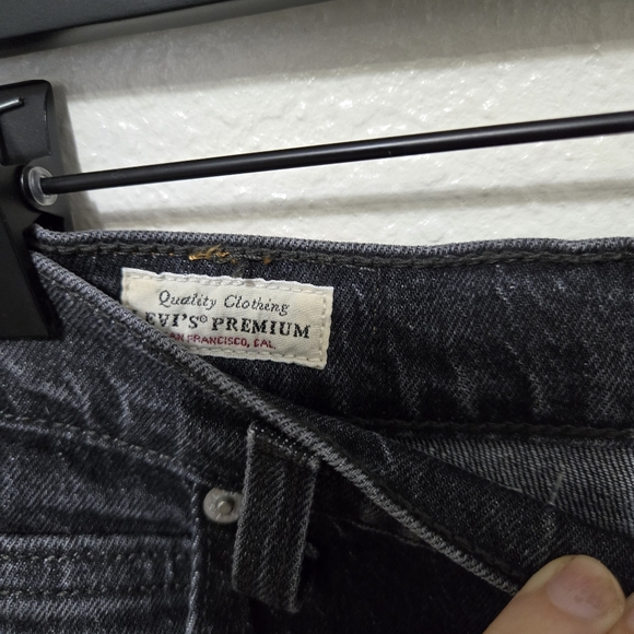 Levi's Premium 70s High Flare Jean black denim - Picture 7 of 13